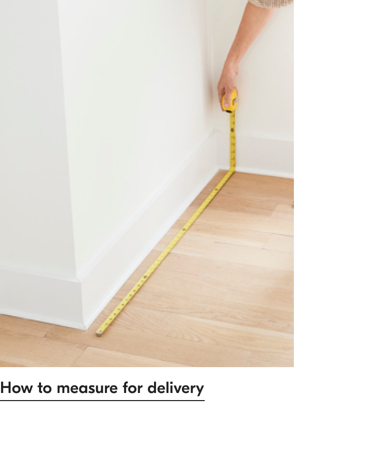 Design crew - how to measure for delivery